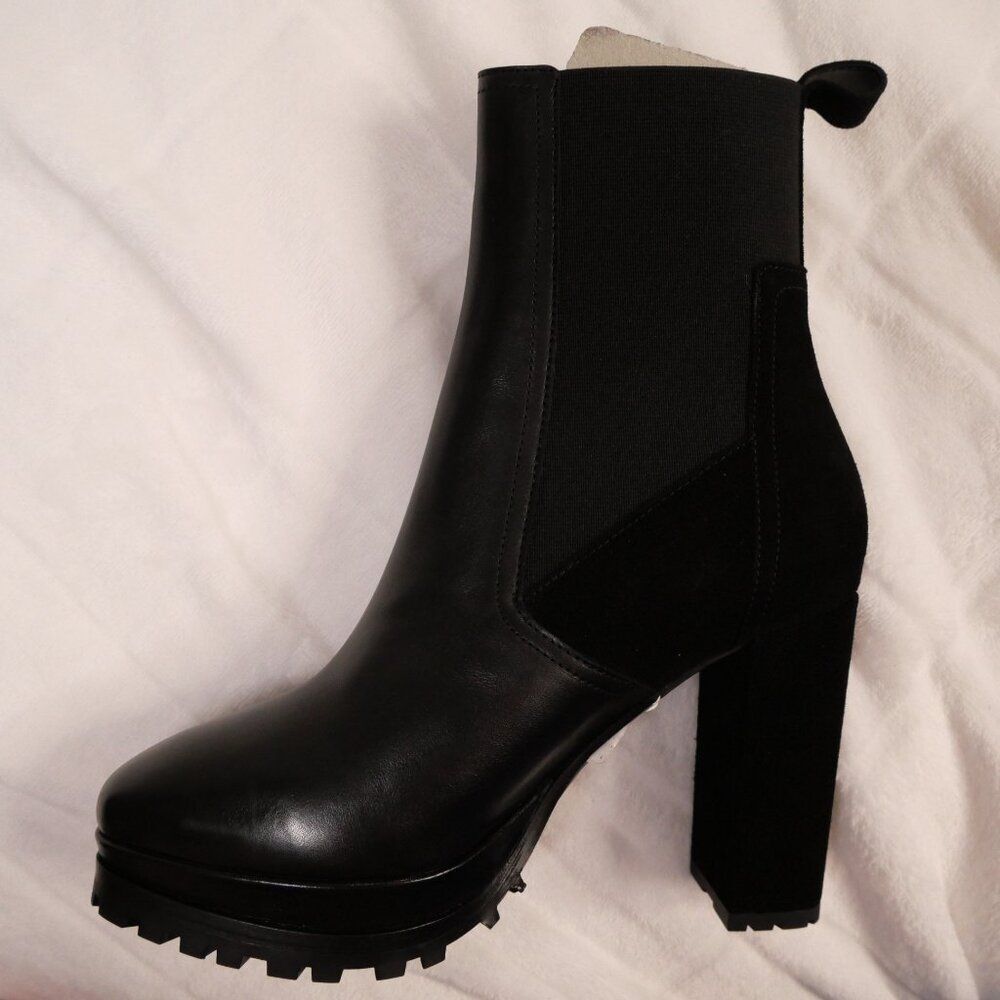AllSaints Sahara Boot LEATHER BLACK NIB Size 6 All Saints - Picture 5 of 12